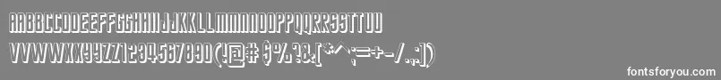 StarTrekFuture Font – White Fonts on Gray Background