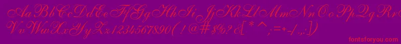 More about AlsScript Font AlsScript Font – Red Fonts on Purple Background