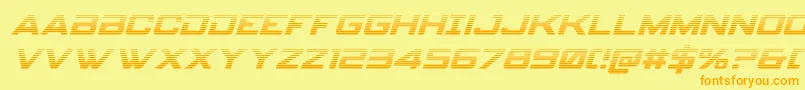 Więcej informacji o czcionce Spyagencyv3gradital Czcionka Spyagencyv3gradital – pomarańczowe czcionki na żółtym tle