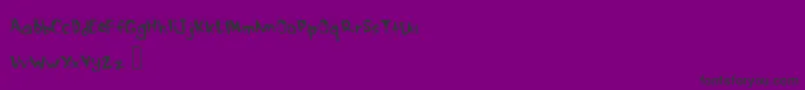 DrippymcdripNm Font – Black Fonts on Purple Background