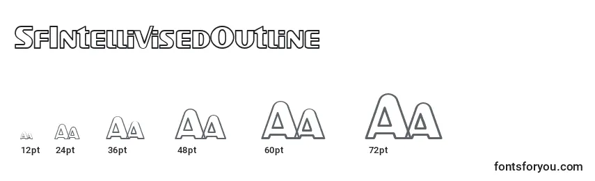 SfIntellivisedOutline Font Sizes