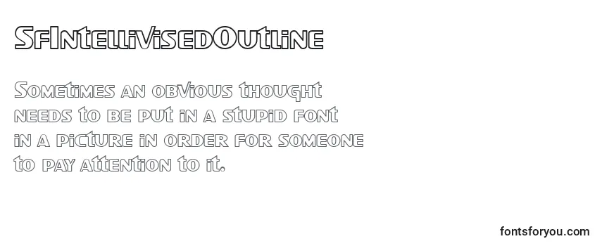 SfIntellivisedOutline Font