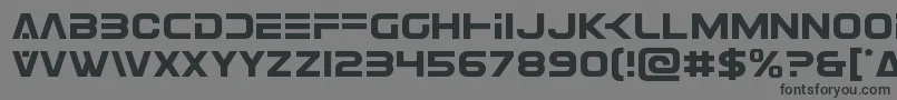 Eurofighter Font – Black Fonts on Gray Background