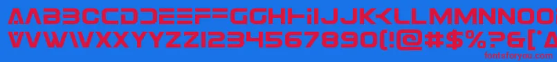 fuente Eurofighter – Fuentes Rojas Sobre Fondo Azul