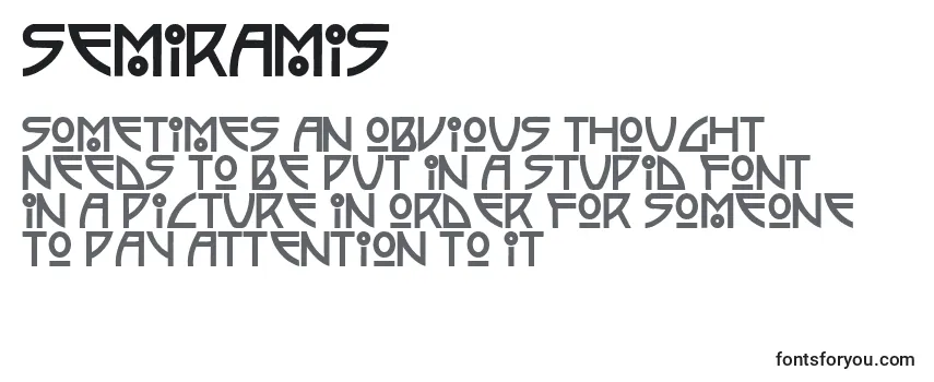 Semiramis Font