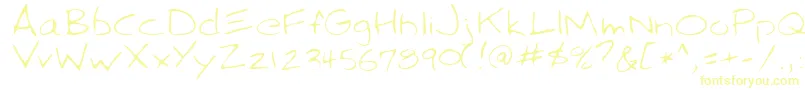 SparkyRegular Font – Yellow Fonts