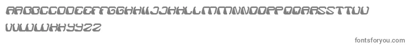 フォントElectroMagnet – 白い背景に灰色の文字