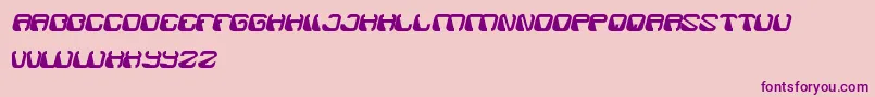 ElectroMagnet Font – Purple Fonts on Pink Background