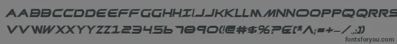PrometheanCollegeItalic Font – Black Fonts on Gray Background