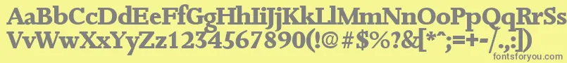 Más sobre la fuente JessicaExtrabold fuente JessicaExtrabold – Fuentes Grises Sobre Fondo Amarillo