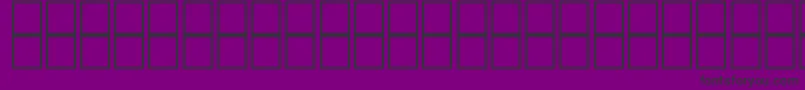 McsHor8SINormal2000 Font – Black Fonts on Purple Background