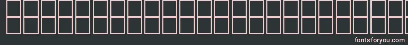 McsHor8SINormal2000 Font – Pink Fonts on Black Background