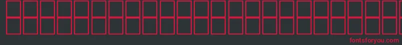 McsHor8SINormal2000 Font – Red Fonts on Black Background