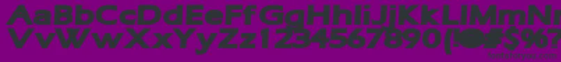 Police RuffianBold – polices noires sur fond violet