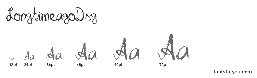 LongtimeagoDsg Font Sizes