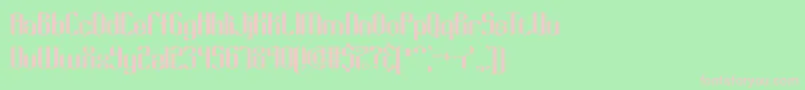 KeyRidgeBrk Font – Pink Fonts on Green Background