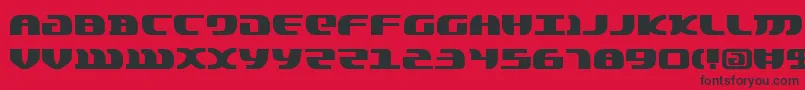 Lordsv2 Font – Black Fonts on Red Background