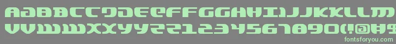 Шрифт Lordsv2 – зелёные шрифты на сером фоне