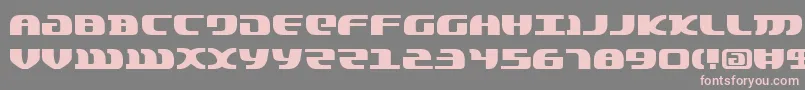 Шрифт Lordsv2 – розовые шрифты на сером фоне
