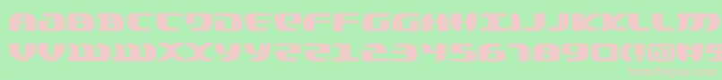 フォントLordsv2 – 緑の背景にピンクのフォント