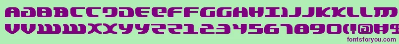 Lordsv2 Font – Purple Fonts on Green Background