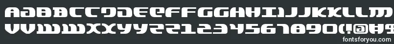 Шрифт Lordsv2 – белые шрифты на чёрном фоне