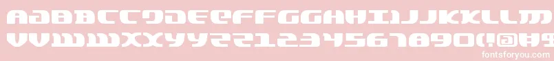 フォントLordsv2 – ピンクの背景に白い文字