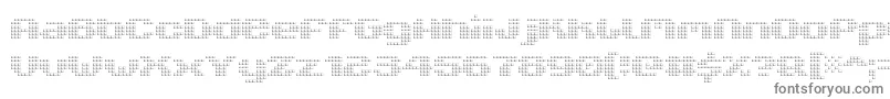 V5XtenderLoin Font – Gray Fonts on White Background