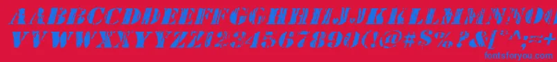 fuente Wetworksexpandital – Fuentes Azules Sobre Fondo Rojo