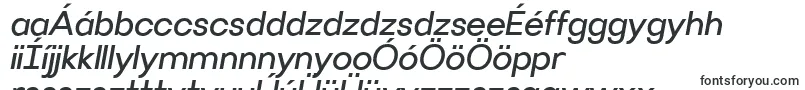 Шрифт VillerayItalic – венгерские шрифты