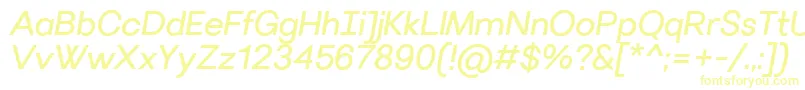 VillerayItalic Font – Yellow Fonts