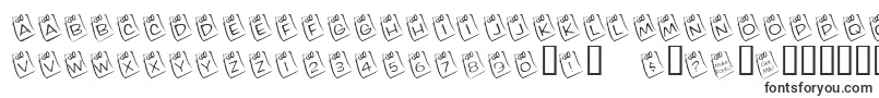 KrLilNote Font – Fonts for stickers