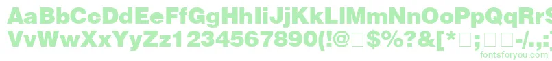 HelveticaBlack Font – Green Fonts