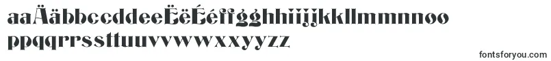 Bizarrerie-Schriftart – mazedonische Schriften