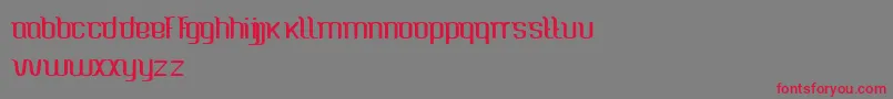 CaspianSea Font – Red Fonts on Gray Background