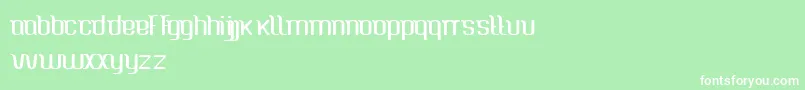 CaspianSea Font – White Fonts on Green Background