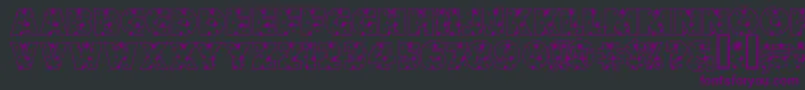StarlightSansJl Font – Purple Fonts on Black Background