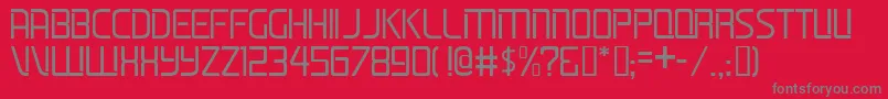 Шрифт LifelineJl – серые шрифты на красном фоне