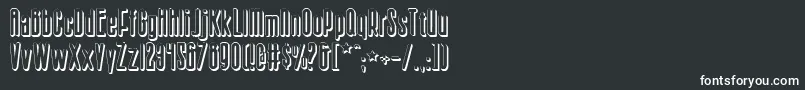 SisterEuropeShadow Font – White Fonts