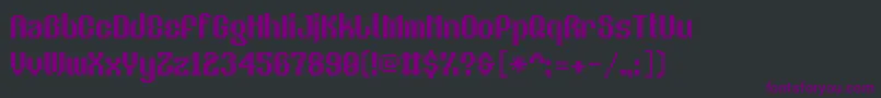 V5easter Font – Purple Fonts on Black Background
