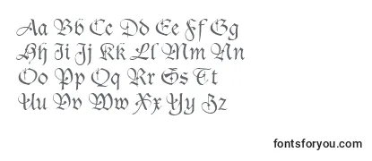 Обзор шрифта TudorScriptSsi