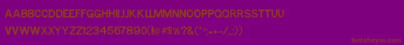 More about MtfBase Font MtfBase Font – Brown Fonts on Purple Background