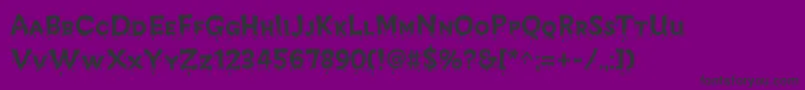 CreepyRegular Font – Black Fonts on Purple Background