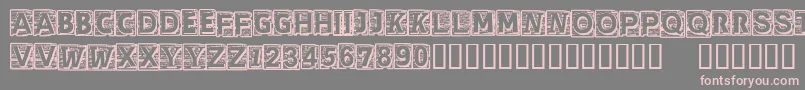 More about CfcherokeeRegular Font CfcherokeeRegular Font – Pink Fonts on Gray Background