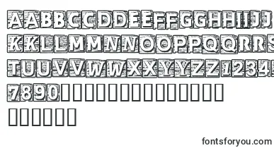  CfcherokeeRegular font