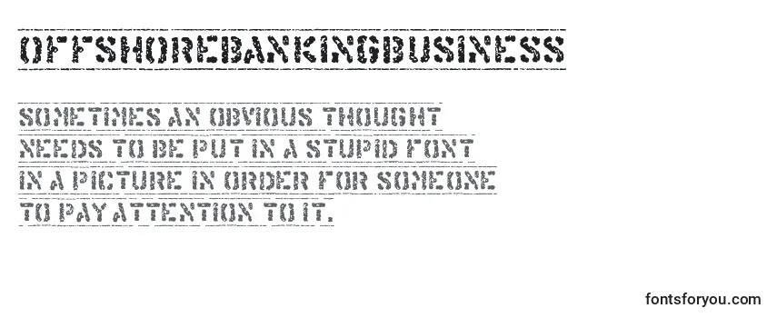 OffshoreBankingBusiness-fontti