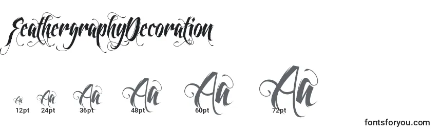FeathergraphyDecoration Font Sizes