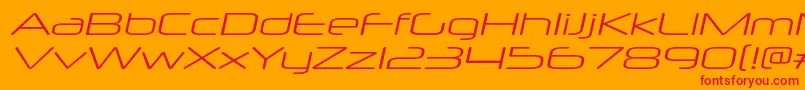 fuente NeuropolxxpltItalic – Fuentes Rojas Sobre Fondo Naranja