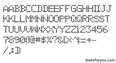 01Digit font – Fonts In Alphabetical Order