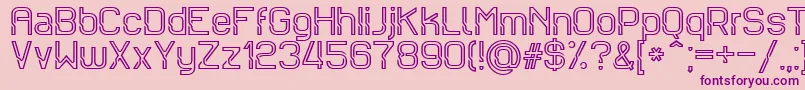 Sportrop Font – Purple Fonts on Pink Background